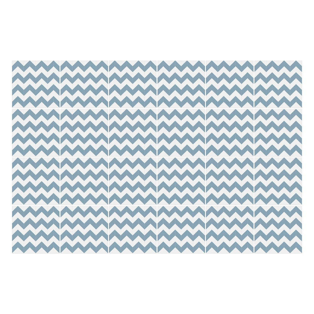 Naklejki na kafelki do kuchni Zygzaki w poziomie