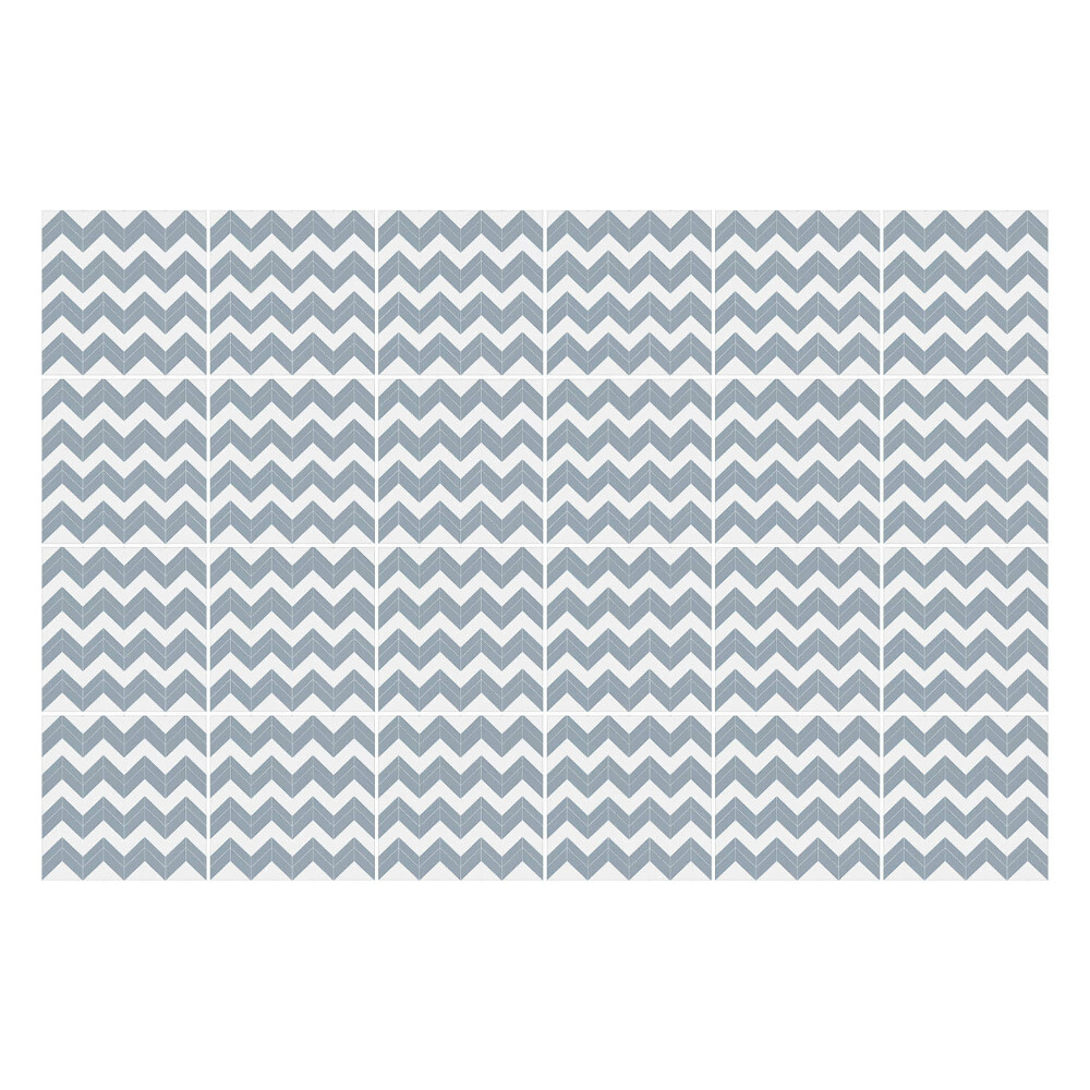 Okleina na płytki Zygzaki w poziomie