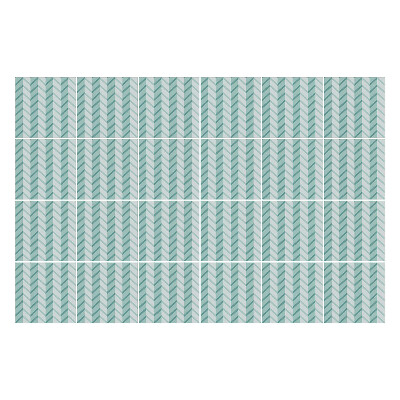 Naklejki samoprzylepne na kafelki Wzór z zygzakami