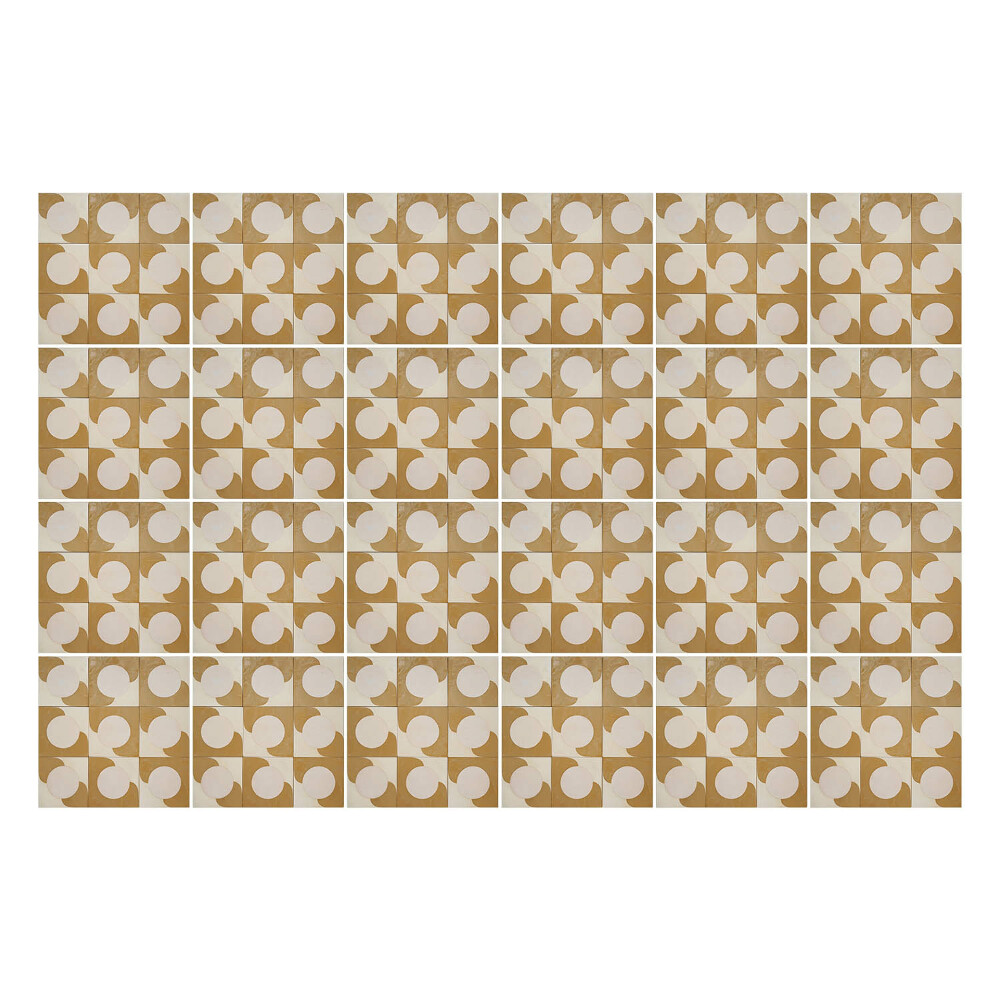 Naklejki na kafelki do kuchni Geometryczne koła i kwadraty