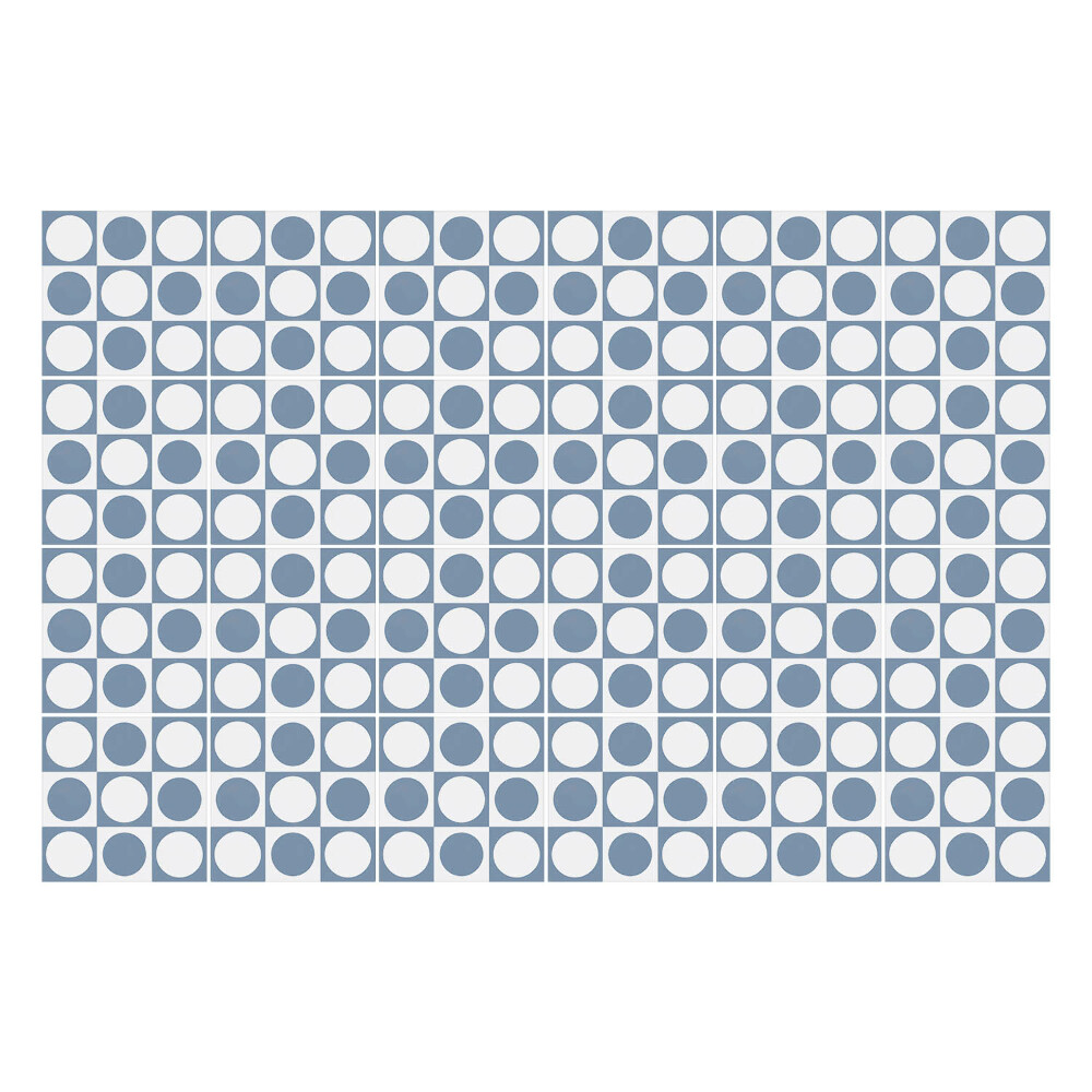 Naklejki samoprzylepne na kafelki Kółka w kratkę