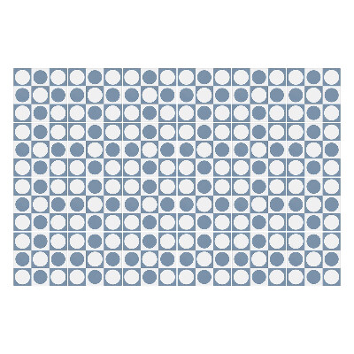 Naklejki samoprzylepne na kafelki Kółka w kratkę