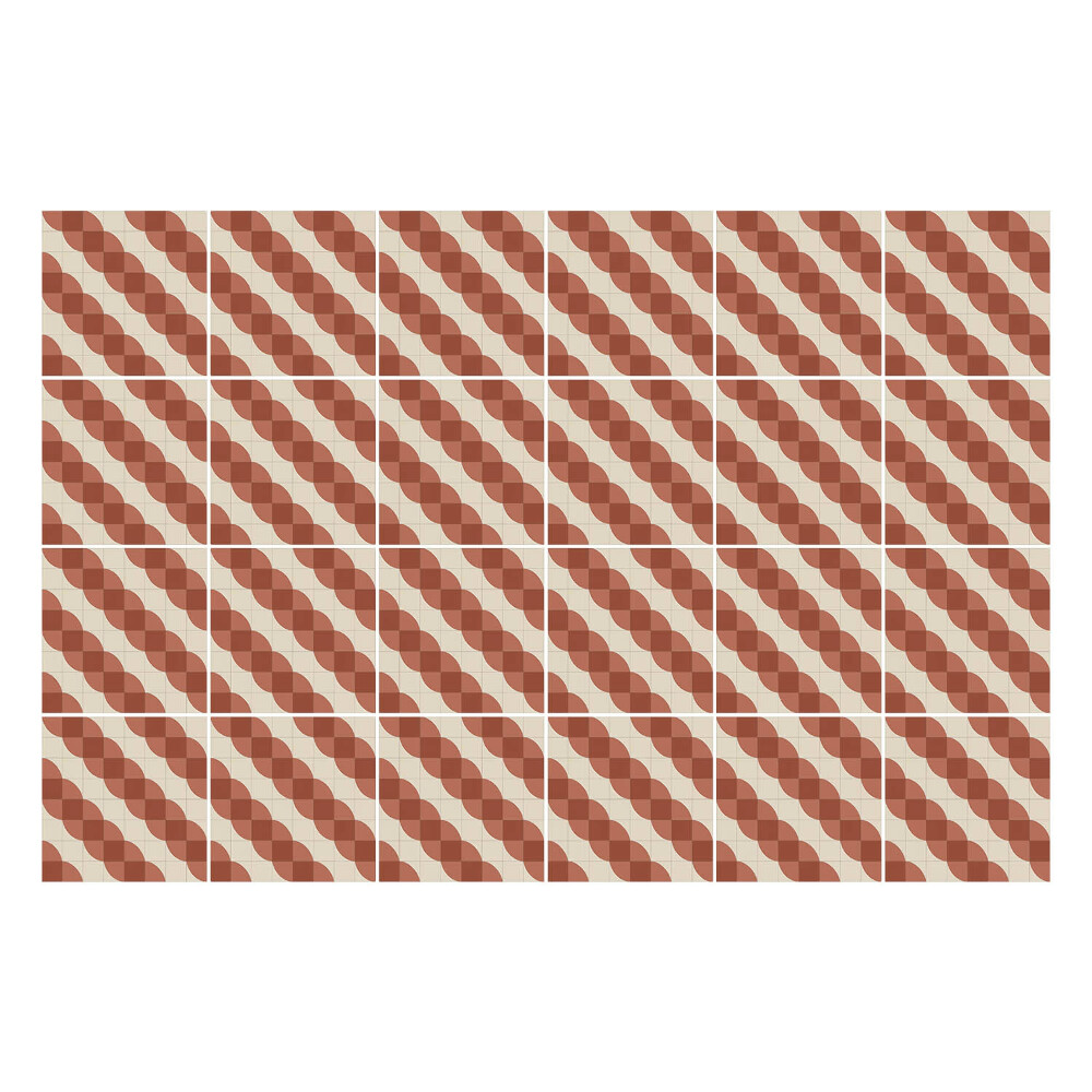 Naklejki na kafelki do kuchni Fale w diagonalnym układzie