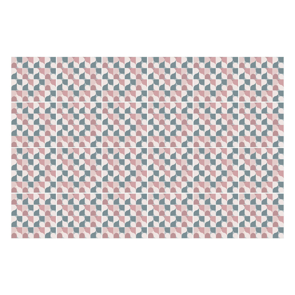 Okleina na płytki Geometria z falami