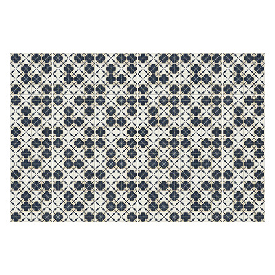 Naklejki na kafelki do kuchni Kwiatowy motyw w siatce