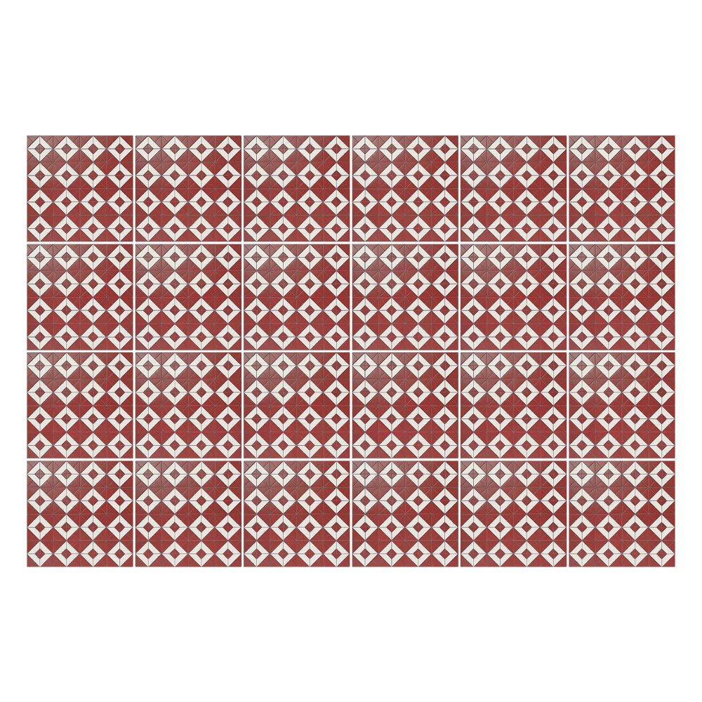 Naklejki samoprzylepne na kafelki Geometryczny wzór posadzki