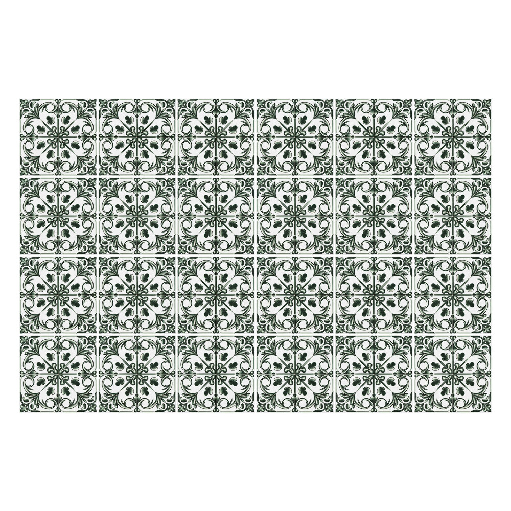 Naklejki samoprzylepne na kafelki Florystyczne wzornictwo