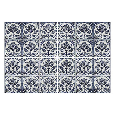 Okleina na płytki Kwiaty w kafelkach