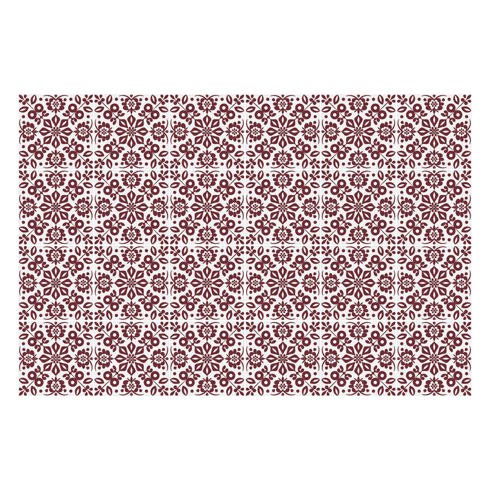 Okleina na płytki Folklorystyczny motyw z liśćmi