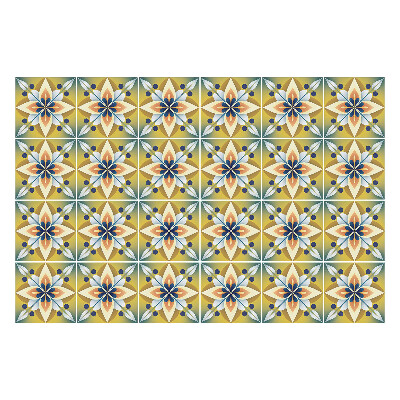 Naklejki na kafelki do kuchni Żywe motywy w siatce