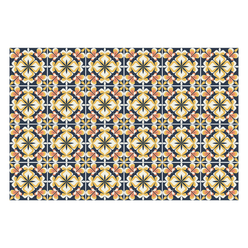 Okleina na płytki ozdobny motyw w siatce