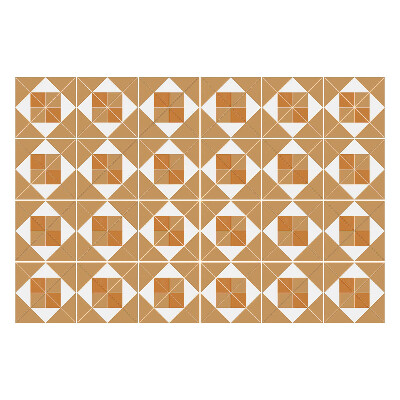 Okleina na płytki Geometria kwadratów i rombów