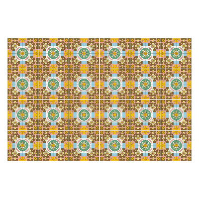 Naklejki na kafelki do kuchni Regularny wzór kafli