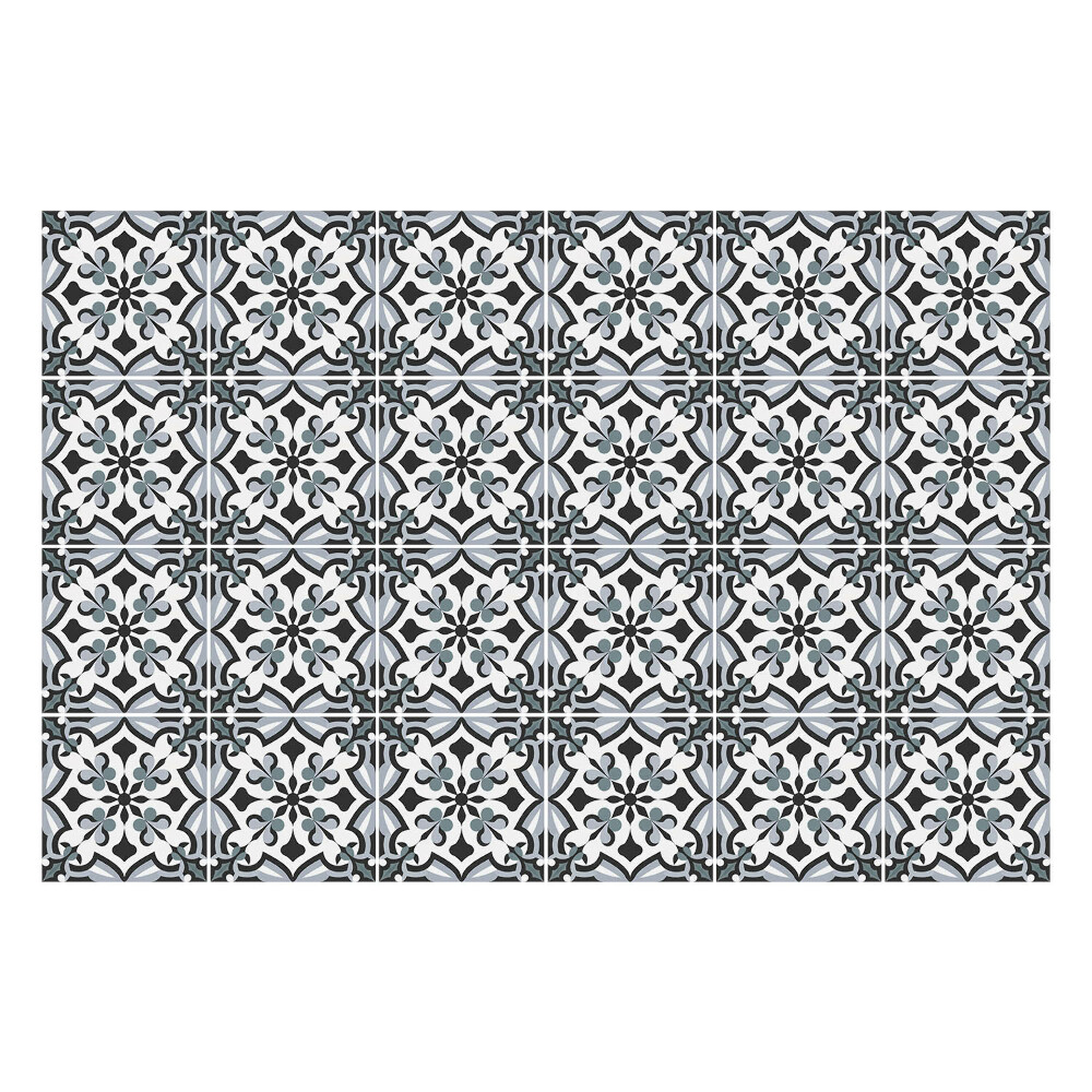 Okleina na płytki Eleganckie zdobione płytki