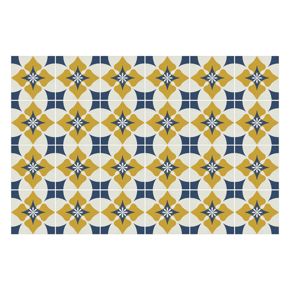 Naklejki samoprzylepne na kafelki Pastelowe kwiatowe motywy