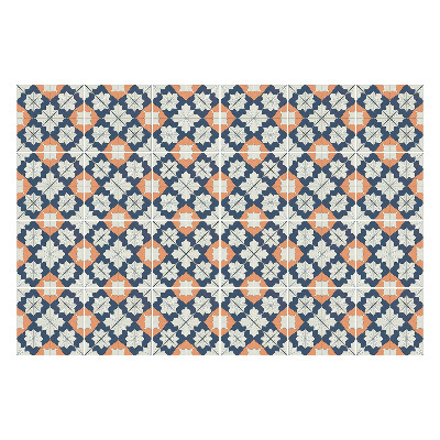 Okleina na płytki Kwiatowe motywy w siatce