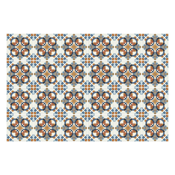 Okleina na płytki Geometryczne koła i gwiazdy