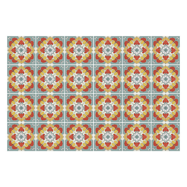 Naklejki samoprzylepne na kafelki Florystyczne motywy