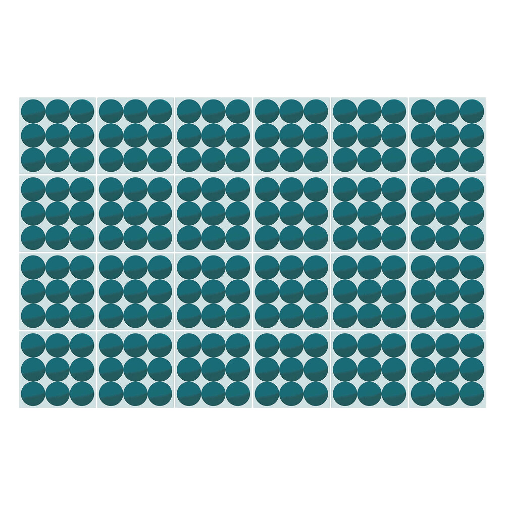 Okleina na płytki Układ okręgów w siatce