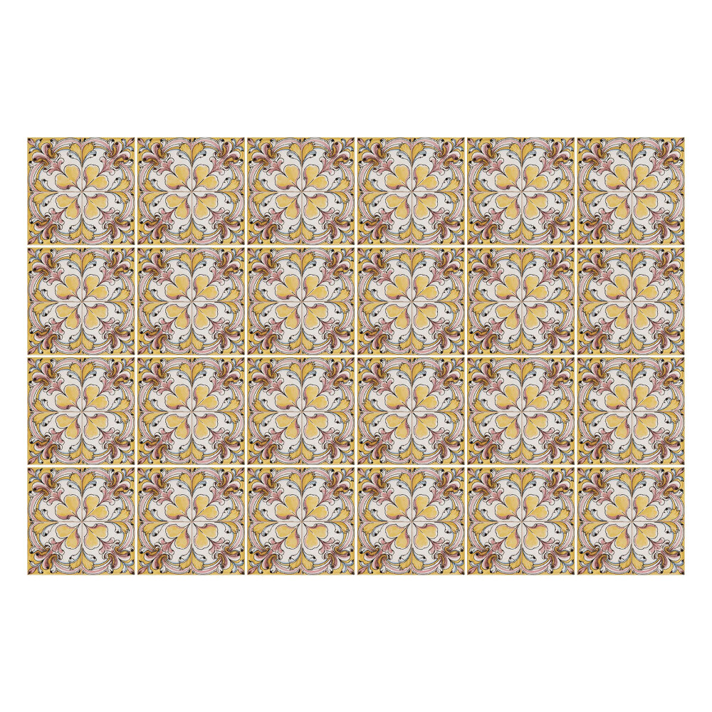 Okleina na płytki Kwiatowe motywy