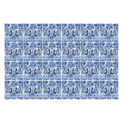 Naklejki na kafelki do kuchni Kwiatowe motywy z motylami