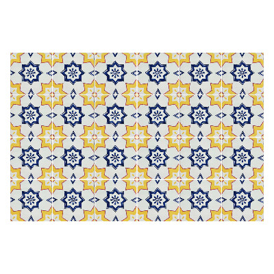 Okleina na płytki Kwiatowe motywy geometryczne