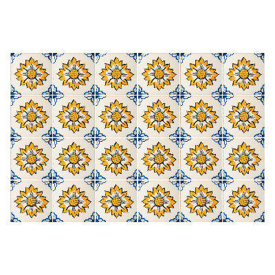 Okleina na płytki Retro słoneczniki