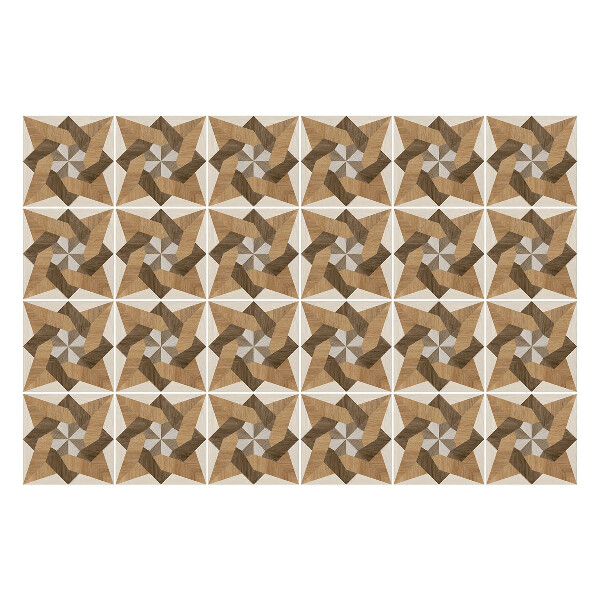 Okleina na płytki Drewniane gwiazdy