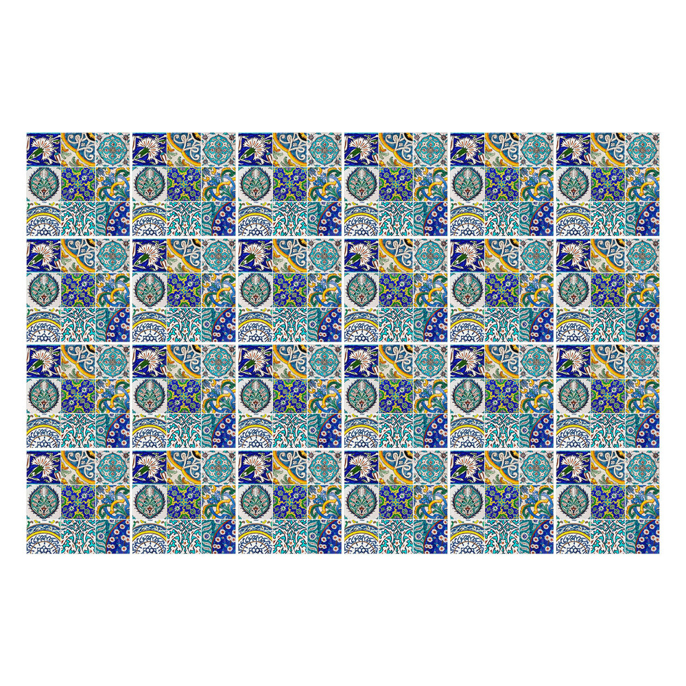 Naklejki na kafelki do kuchni Mozaika z ornamentami