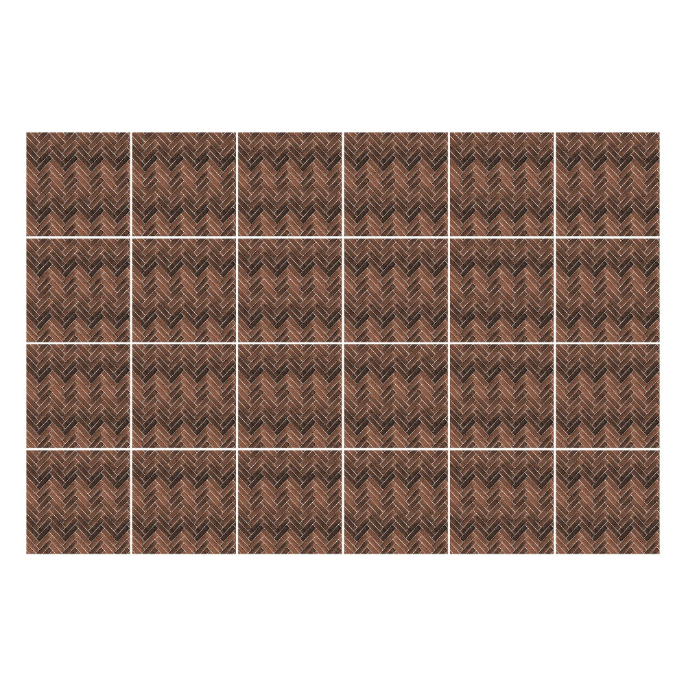 Naklejki samoprzylepne na kafelki Zygzakowate linie w tkaninie