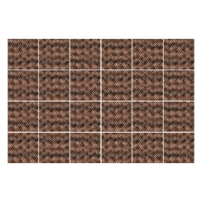 Naklejki samoprzylepne na kafelki Zygzakowate linie w tkaninie