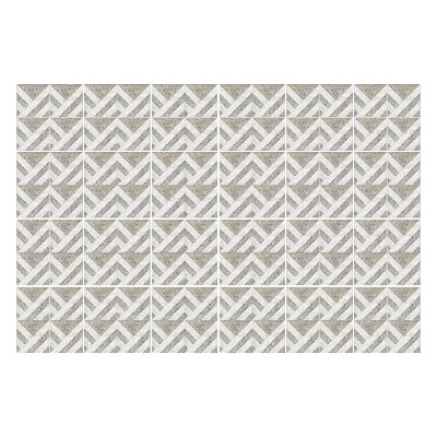 Naklejki na kafelki do kuchni Zygzaki w układzie szachownicy