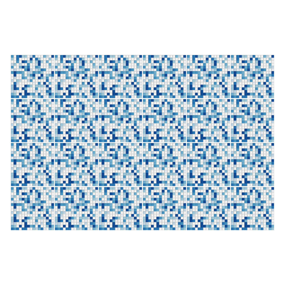 Okleina na płytki Błękitna drobna mozaika