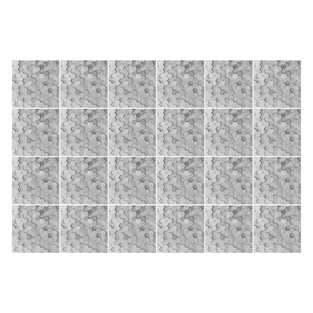 Okleina na płytki Sześciokątne struktury