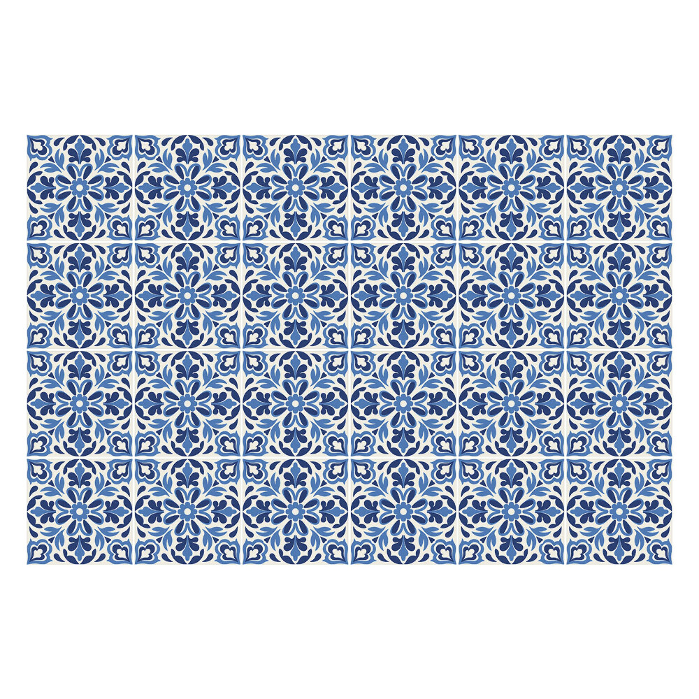 Naklejki samoprzylepne na kafelki Kwiatowe ornamenty