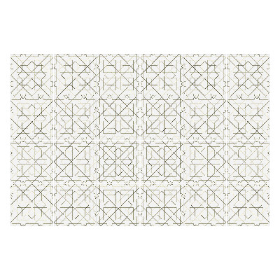 Okleina na płytki Geometryczne kwadraty w siatce