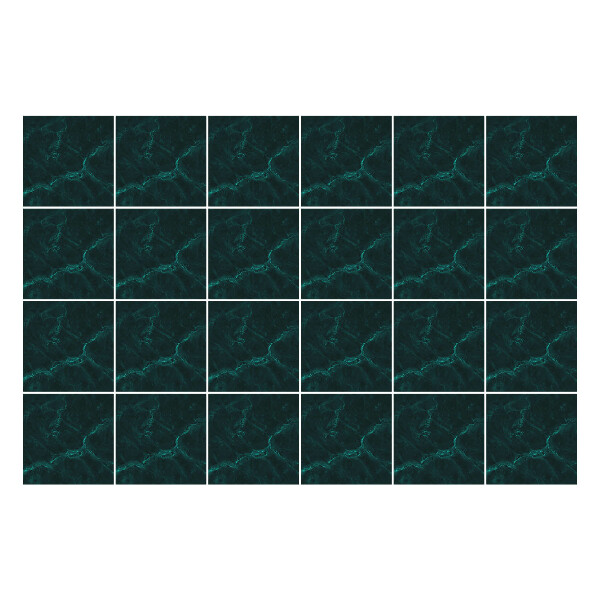 Naklejki na kafelki do kuchni Szmaragdowy marmur