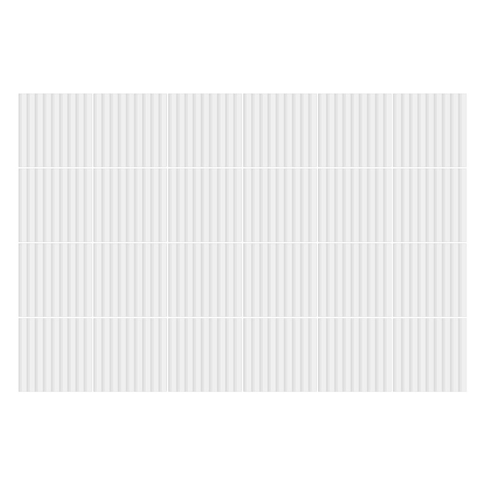 Naklejki samoprzylepne na kafelki Białe lamele