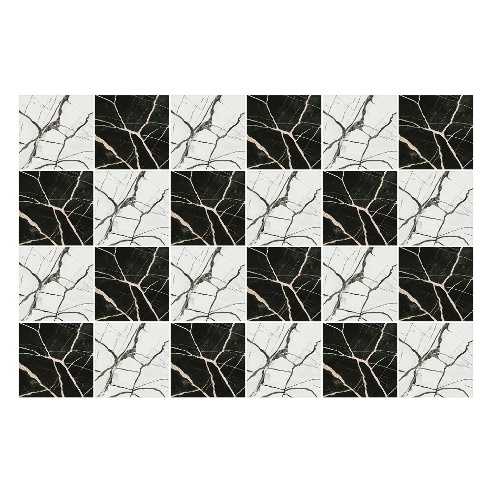 Naklejki na kafelki do kuchni Elegancka mozaika z żyłkami