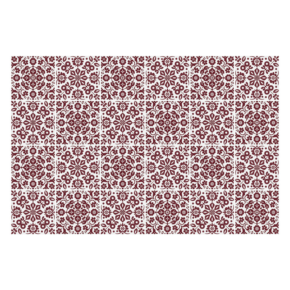 Naklejki samoprzylepne na kafelki Wzór inspirowany folklorem