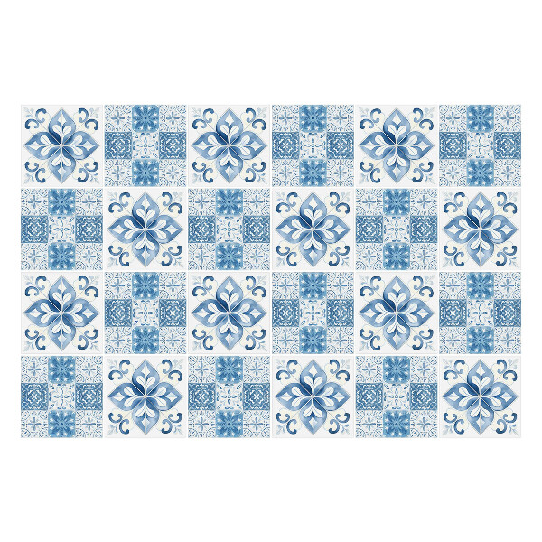 Naklejki na kafelki do kuchni Mozaika kafli w błękicie