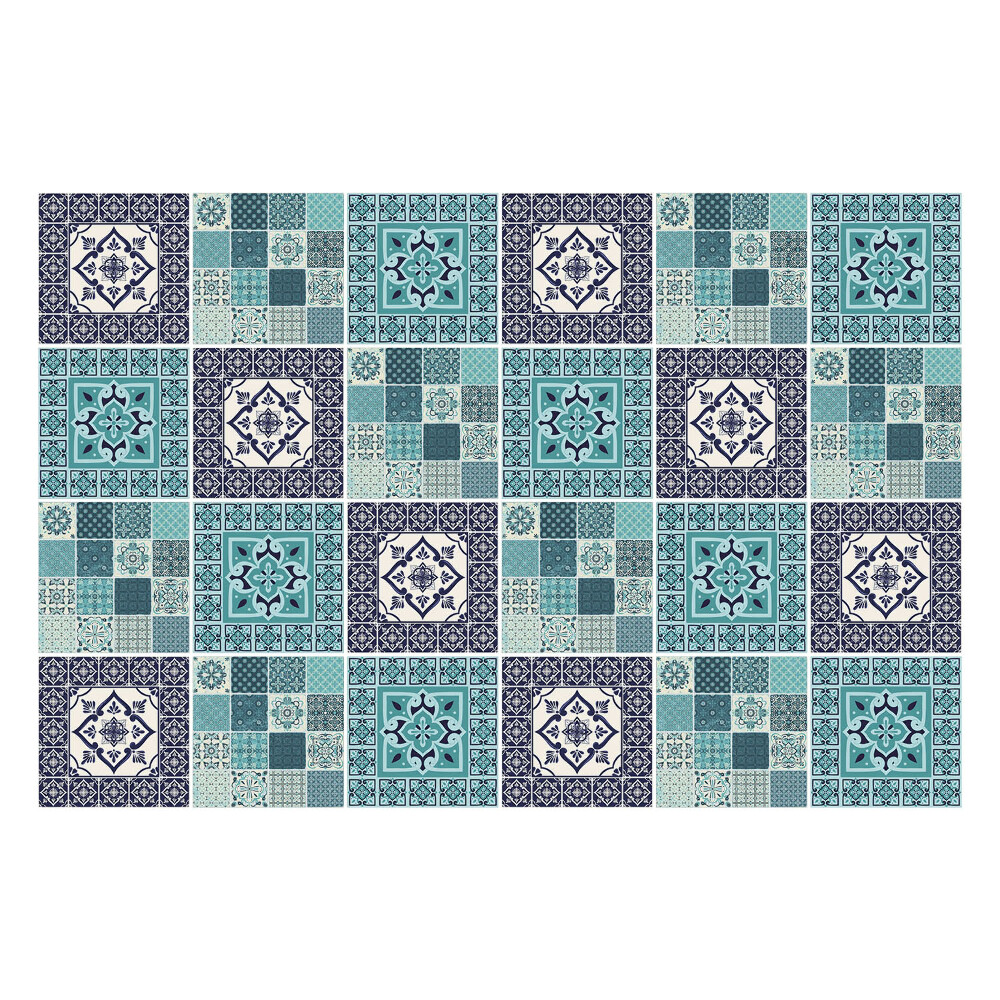 Okleina na płytki Geometryczne kafelki w mozaice