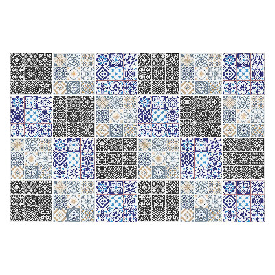 Naklejki na kafelki do kuchni Wielokolorowe kafle