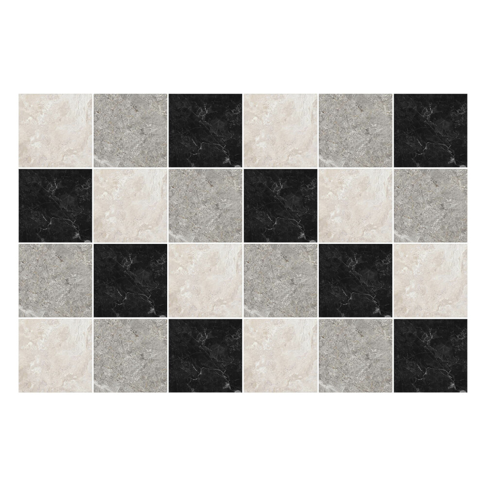 Okleina na płytki Szachownica marmurowa