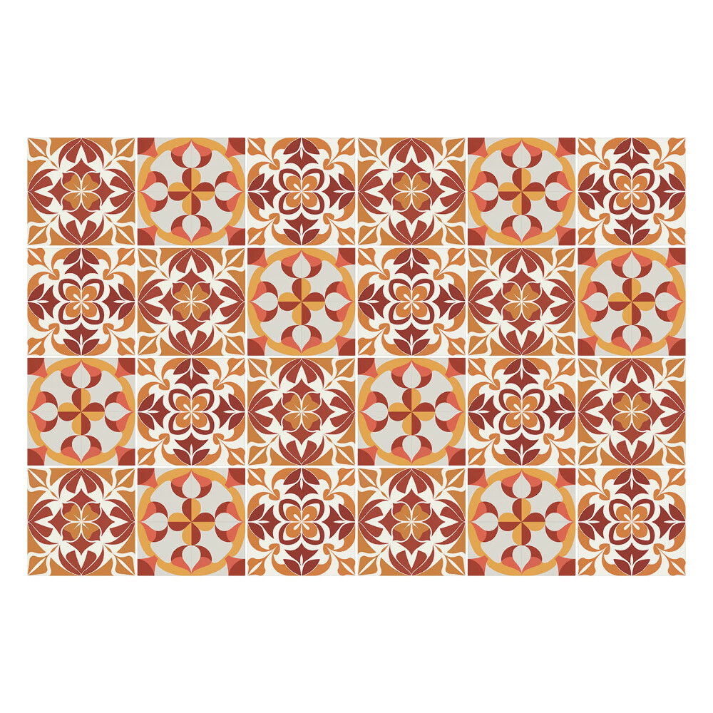 Naklejki samoprzylepne na kafelki Wzorzysta piękna mozaika