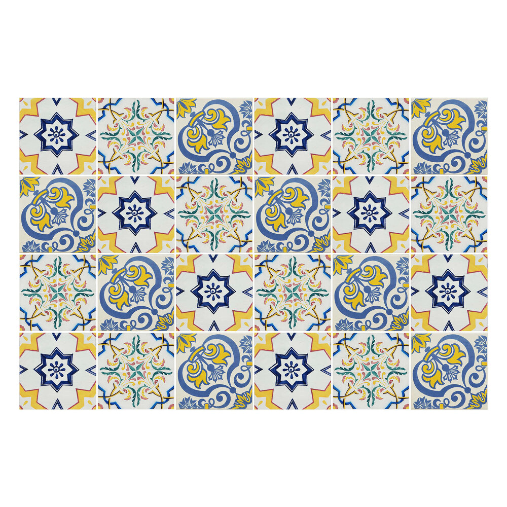 Okleina na płytki Vintage retro piękna mozaika