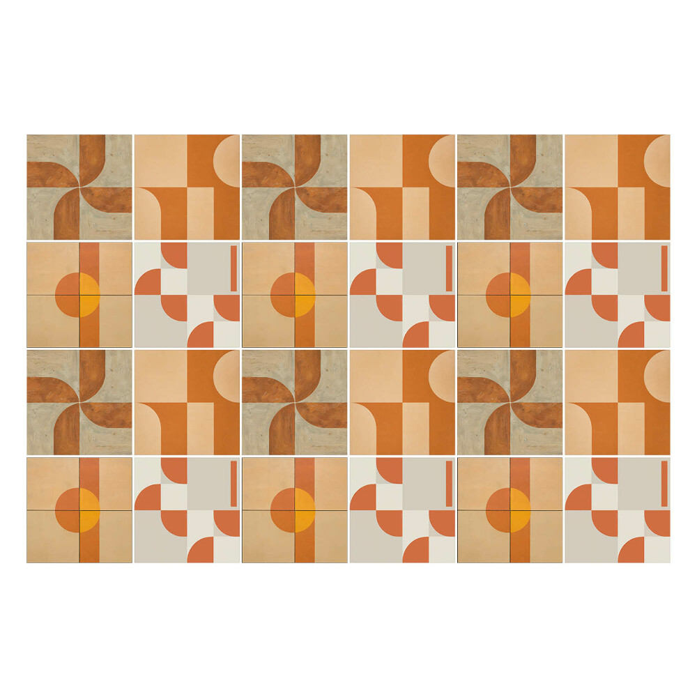 Naklejki na kafelki do kuchni Abstrakcyjne geometryczne kształty