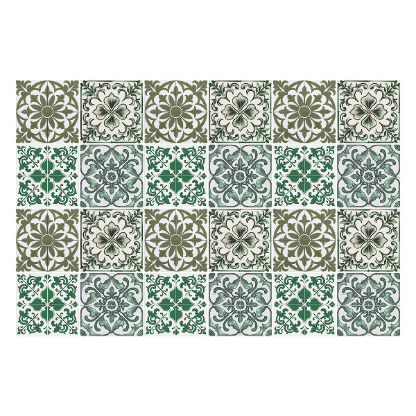 Naklejki samoprzylepne na kafelki Motywy roślinne i geometryczne