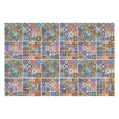 Naklejki na kafelki do kuchni Mozaika z różnorodnymi kaflami