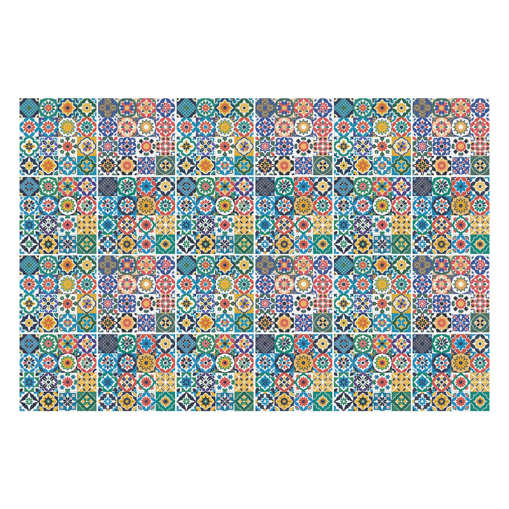 Okleina na płytki Mozaika kolorowych kafli